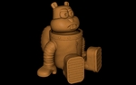  Sandy cheeks (easy print no support)  3d model for 3d printers