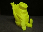  Happy minion (easy print no support)  3d model for 3d printers