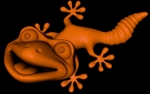 Modelo 3d de Imán de nevera de escalada gecko para impresoras 3d