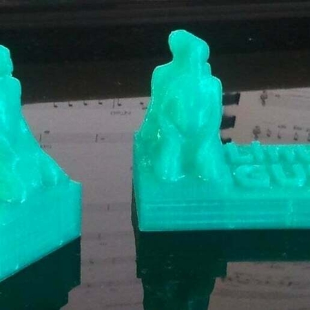 Vigeland sculpture on Duplo compatible brick