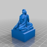  Vigeland sculpture on duplo compatible brick  3d model for 3d printers