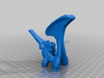 Modelo 3d de T-rex esqueleto para impresoras 3d