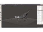 Modelo 3d de T-rex esqueleto para impresoras 3d