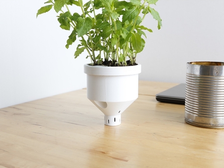 Campbell Planter - Fully 3D Printed Self-Watering Planter
