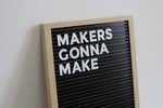  Letter board - fully 3d printed  3d model for 3d printers