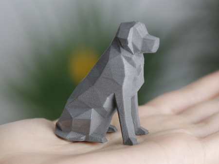  Low poly dog - beto  3d model for 3d printers