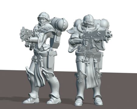 Modelo 3d de Hermanas de la básica trooper para impresoras 3d