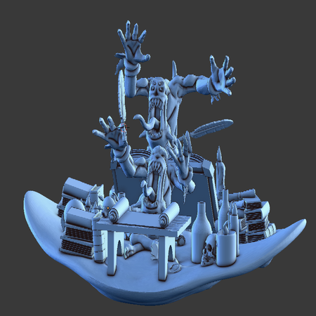  Indigo scriblers of chaos  3d model for 3d printers