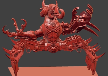  Kfc grinder demon  3d model for 3d printers