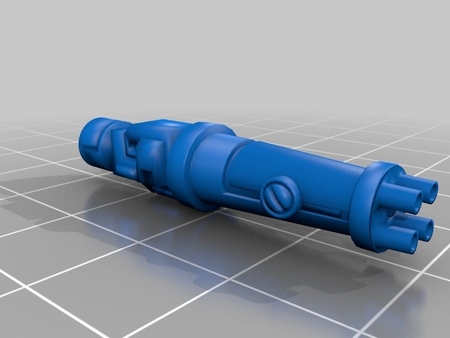  Sealed pulse cannon for stealth  3d model for 3d printers