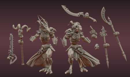  Tz beastmen  3d model for 3d printers