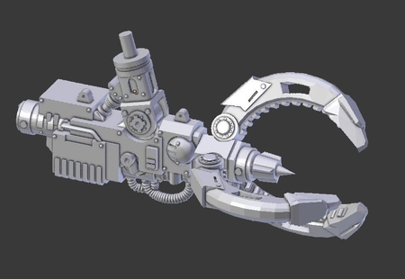  Heck of a ton dominion siege claw  3d model for 3d printers