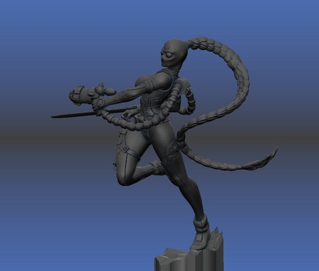  Cali girl assassin  3d model for 3d printers