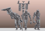  Byteme servitors (happy 500 followers)  3d model for 3d printers