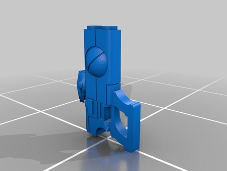  Pulse pistol  3d model for 3d printers