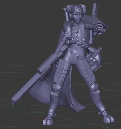  Cadre hotty blade  3d model for 3d printers
