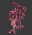  Tempest rush mech  3d model for 3d printers