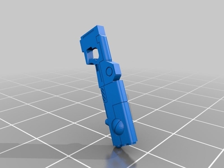  Breach load rifle for fish people  3d model for 3d printers