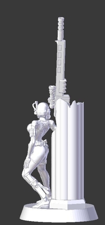  Vinnessa assassin  3d model for 3d printers