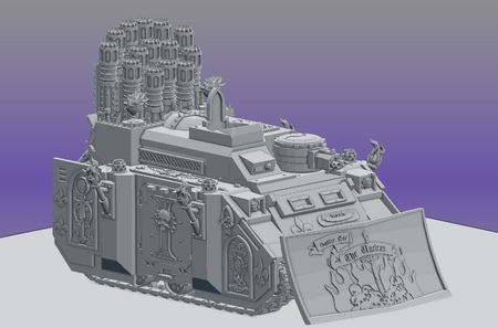 Modelo 3d de Ex-monja del Órgano musical tanque para impresoras 3d