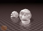  Halloween pumpkin skull  3d model for 3d printers