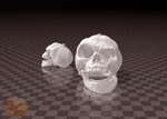 Modelo 3d de La calabaza de halloween de calavera para impresoras 3d