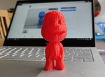  Little big planet, sackboy (support free)  3d model for 3d printers