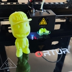Modelo 3d de Ortur boy - la impresión en 3d de prueba para impresoras 3d