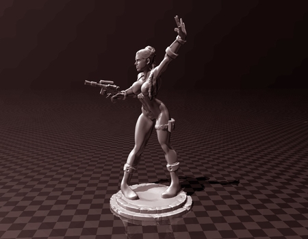 Modelo 3d de La princesa leia organa para impresoras 3d