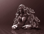  Scorpion girl  3d model for 3d printers