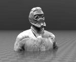 Modelo 3d de Guardianes de la galaxia de star señor busto para impresoras 3d