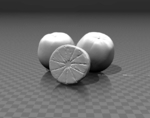  Oranges  3d model for 3d printers