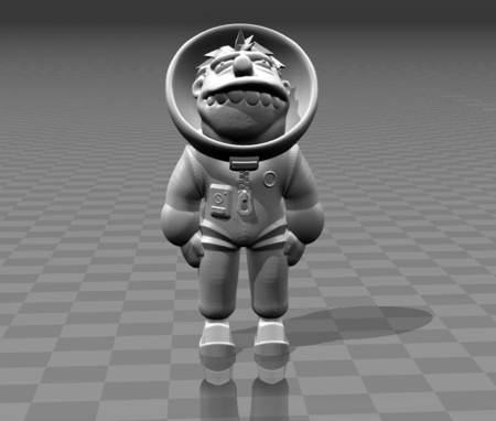 Modelo 3d de Barney astronauta para impresoras 3d