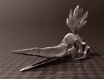 Modelo 3d de Pteranodon cráneo para impresoras 3d