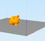  Supportless - cute pig (3d printer test)  3d model for 3d printers