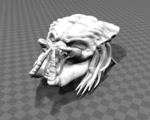  Predator head - trophy  3d model for 3d printers