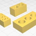  Brick model (tuğla maketi)  3d model for 3d printers