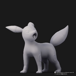  Umbreon(pokemon)  3d model for 3d printers