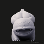  Bulbasaur(pokemon)  3d model for 3d printers