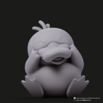  Psyduck(pokemon)  3d model for 3d printers