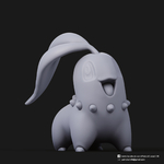 Modelo 3d de Chikorita(pokemon) para impresoras 3d