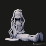 Modelo 3d de Kamado nezuko(kimetsu no yaiba) para impresoras 3d