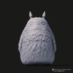 Modelo 3d de Totoro(mi vecino totoro) para impresoras 3d