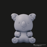 Modelo 3d de Koala(koala de marzo) para impresoras 3d