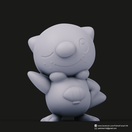 Modelo 3d de Oshawott(pokemon) para impresoras 3d