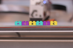 Modelo 3d de Multi-color de lego bloques de letras para impresoras 3d
