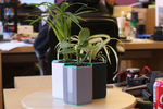  Multi-color self-watering planter  3d model for 3d printers