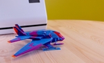  Spaceship (multi-color)  3d model for 3d printers
