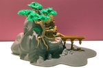Modelo 3d de Multi-color de la ruinas del templo para impresoras 3d