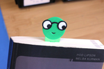  Muli-color bookworm bookmark  3d model for 3d printers